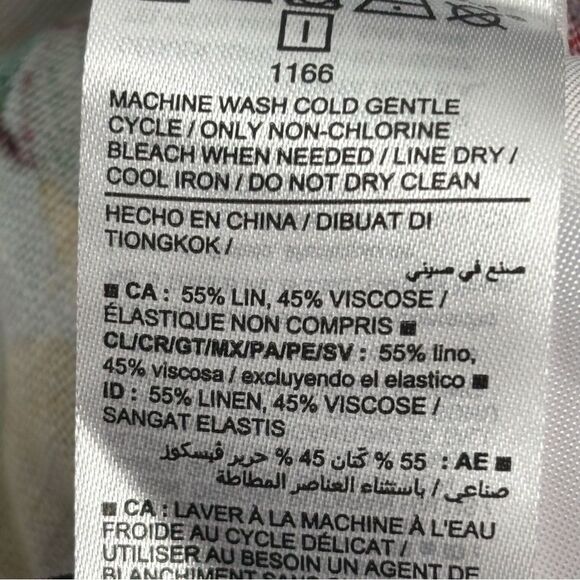 NWT Old Navy Multicolored Floral Jumpsuit Womens XL Linen Blend Boho Cottagecore - Picture 9 of 15